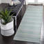 Tapis bleu / gris en polyester / polypropylène tissé à la machine Natarbora-295808422
