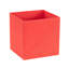 Ensemble de bacs rectangulaires Artisan, polyester rouge-32133585
