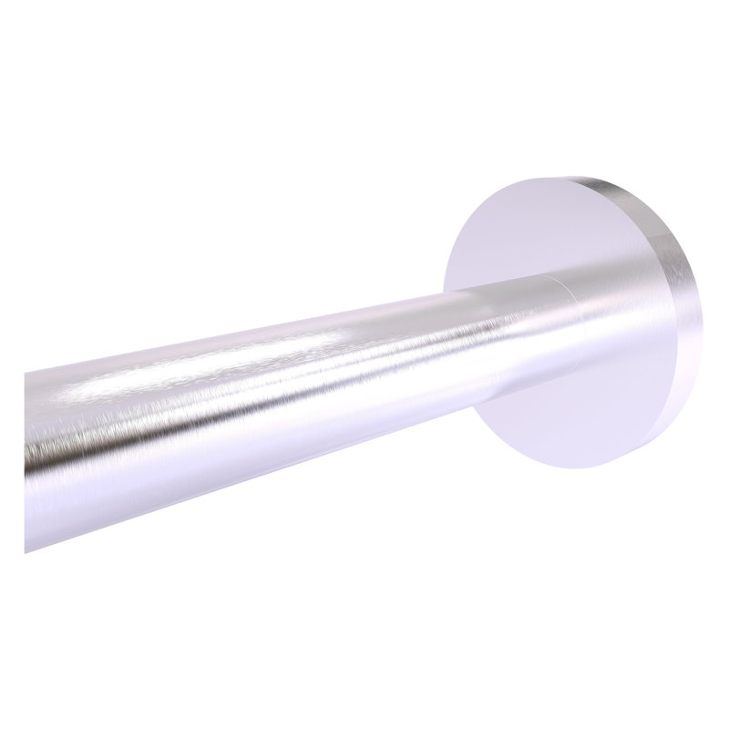 Écusson de rideau de douche Goble, Chrome satiné