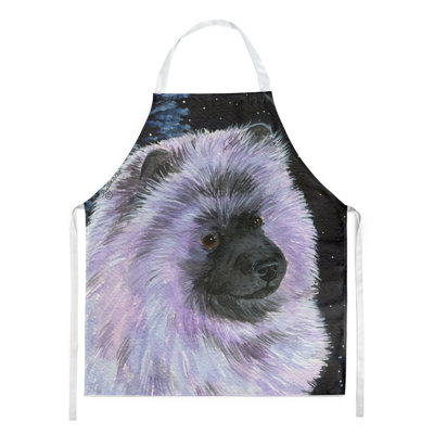 Tablier keeshond starry night