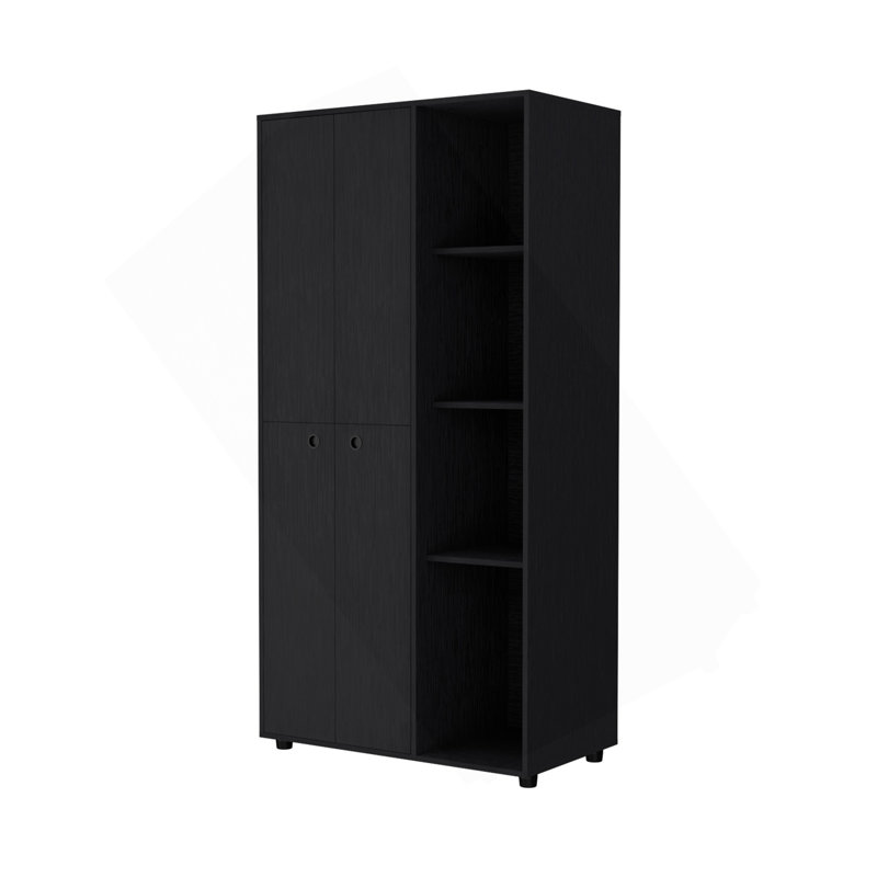 Armoire 1 tiroir Wenge, Wengé