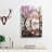 Reflection Of The Pink Blossom Trees - Wrapped Canvas Print-56663893