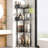 Corner Shower Caddy With Toothbrush Shelves 4 Tier Standing Rustproof