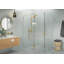Halo 58 in. x 44 in. x 78 in. 90-degree Fully Frameless Glass Hinged Shower Enclosure-599076261
