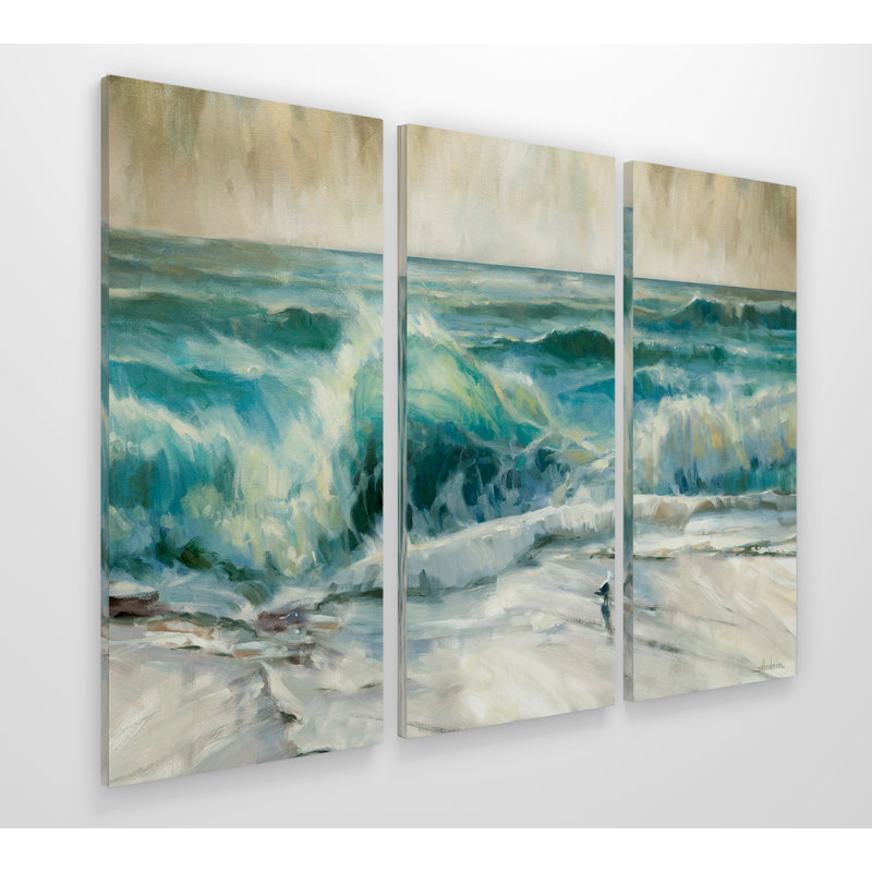 Reproduction d’art sur toile tendue en plusieurs morceaux, H 24 po x l 36 po x P 1,5 po