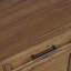 Table de bout d'appoint en bois rustique avec rangement Abbeville