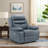 Kaniel 41" Modern Power Top Grain Leather Reclining Chair with USB Charging, One-Touch Control & High-Density Foam-1078471142