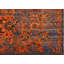 Tapis orange à motif abstrait Bevans-456056268