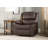 Arland Contemprary Faux Leather Pillow Back Recliner-1870347336
