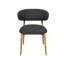  Chaise rembourrée Olimpio - Tissu bouclé gris-208652163