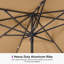 Parasol de table semi-automatique pour l'extérieur-936463003-936463004
