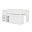 Lit mezzanine double avec armoire de rangement et tableau noir-1549445914