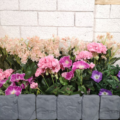 Caullin 25 cm H x 23 cm W Plastic Lawn Edging Fencing