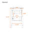 Meuble-lavabo gris de 20 po avec lavabo en céramique, porte à fermeture en douceur, tablette ajustable en forme de U, support de rangement pour porte, armoire autoportante moderne pour les petites salles de bain-230432477