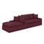 Canapé modulaire Cloud, canapé en chenille double couche avec assise profonde et poches latérales-320709818