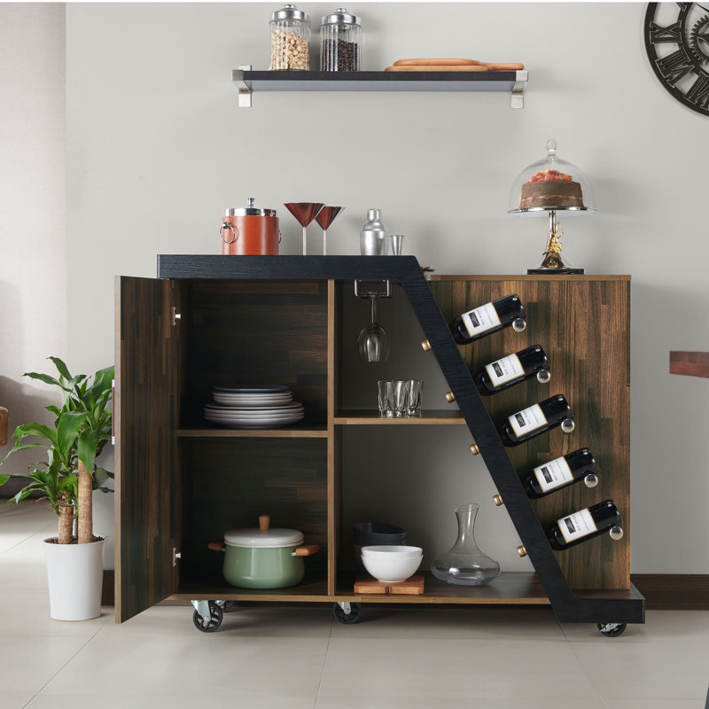 Tyndalls Park 48.46'' Home Bar, Light Hickory