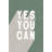 Yes You Can Sage by Becky Thorns - Wrapped Canvas Typography Print-709887511