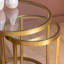 Glass Top Frame Nesting Tables-67048013