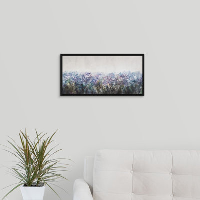 « wild iris i », peinture sur toile