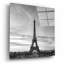 «Paris - Eiffel Tower - Black & White» par Epic Portfolio, art mural en verre acrylique-1889798947