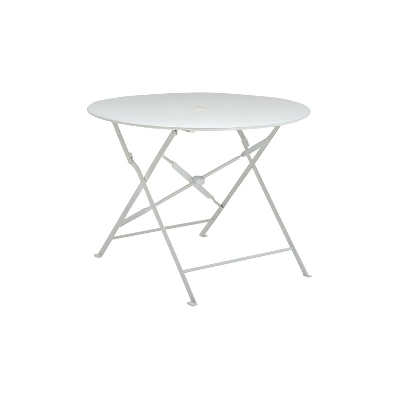 Table bistro ronde 36 po Jabbaar, Blanc