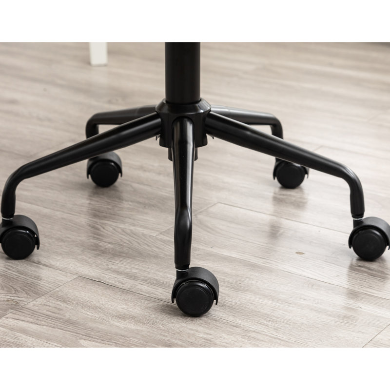 Fauteuil de bureau jaune envoûtant - Diamant, pivotant réglable, assise en tissu de velours, mousse confortable, base en métal robuste de conception, rembourrage, base solide, lisse