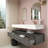 Alysa 60''Wall-Mounted Double Bathroom Vanity Set-71095543