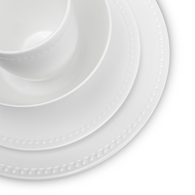 Stone Lain Ava 32-Piece Dinnerware Set Bone China