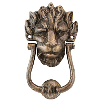 Lion Authentic Foundry Iron Door Knocker