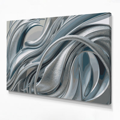 Art mural sur toile Biomorphic Abstraction 93
