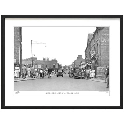 Worksop, Victoria Square C1955 by Francis Frith - Single Picture Frame Print