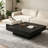Light luxury square stone slab coffee table