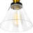 24'' Black & Gold Wall Sconce for Living Room, Hallway, Dining Room – 3 Light E26 – LED Compatible-73196594
