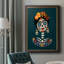 Toile encadrée de qualité supérieure «Bright Day of the Dead II» - prête à être accrochée-50068919