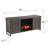 Ayria TV Stand for TVs up to 55" with Fireplace Included