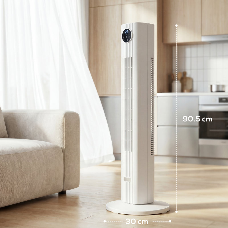 Tower Fan, White