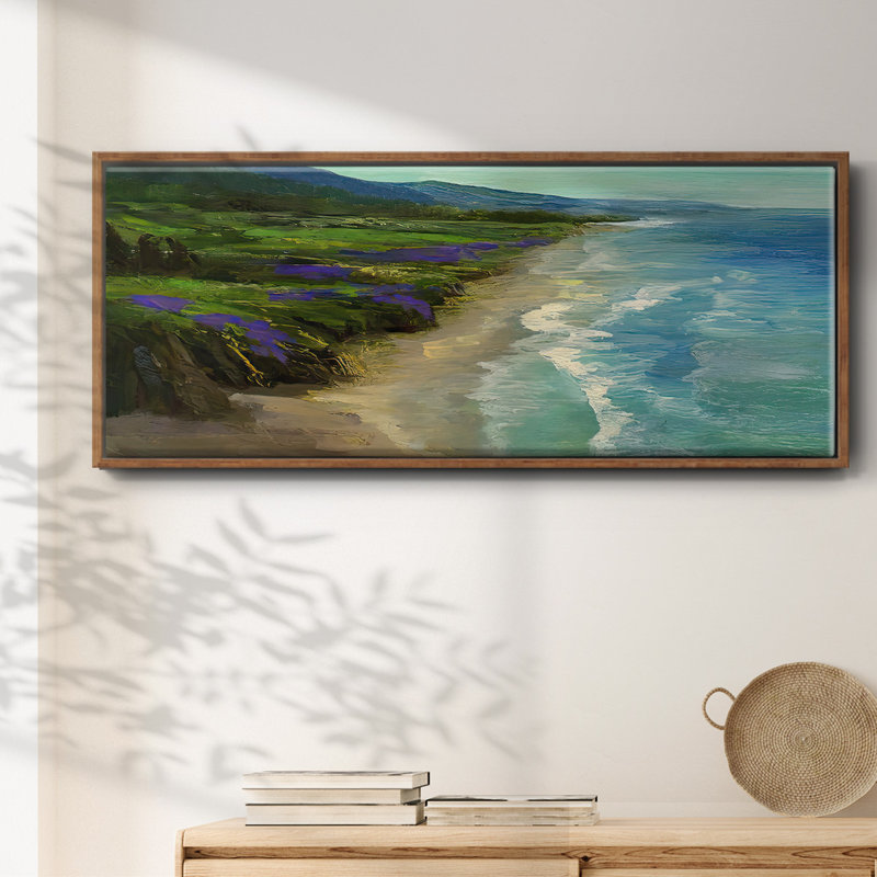 Montara Beach- Framed Canvas