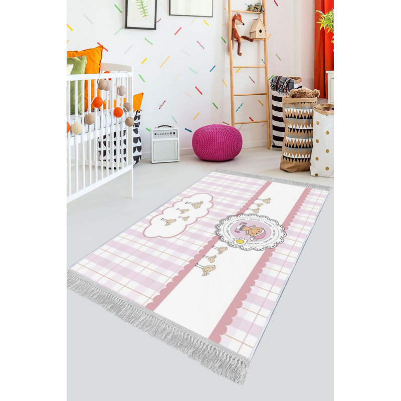 Luxurious Velvet Area Rug (4.6 x 7.2 ft), 100% Antibacterial Fabric, Non-Slip Cotton Backing, Pile Height: 0.4 in | Machine Washable, 3D Digital Print Design | Perfect for Living Room & Bedroom Decor, Soft & Durable