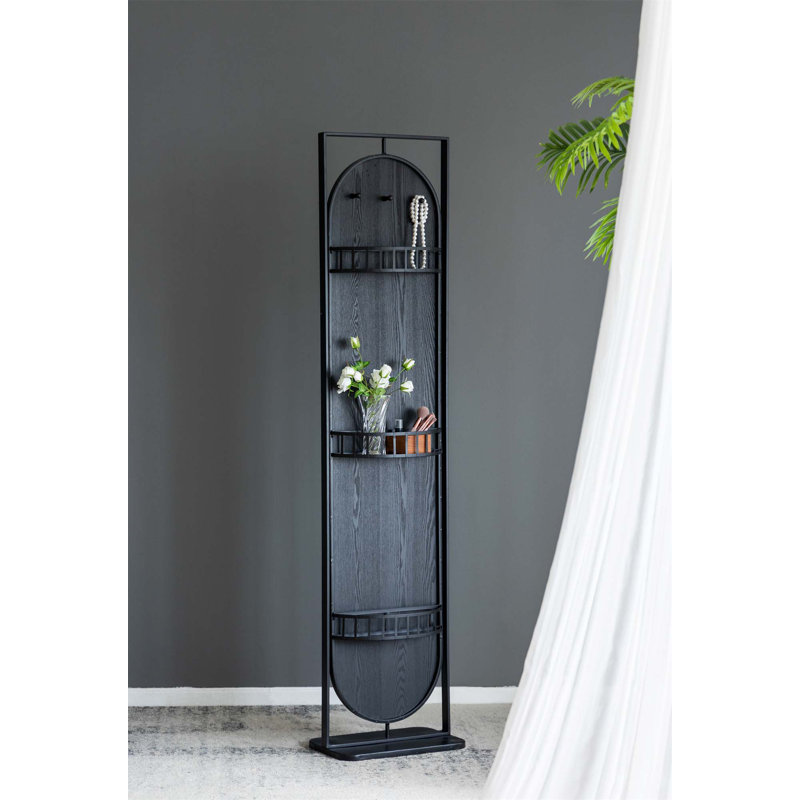 Miroir pleine grandeur avec tablettes