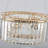 6 - Light 19.69" Dimmable Modern Luxury Round Drum Crystal Chandelier-1494287090