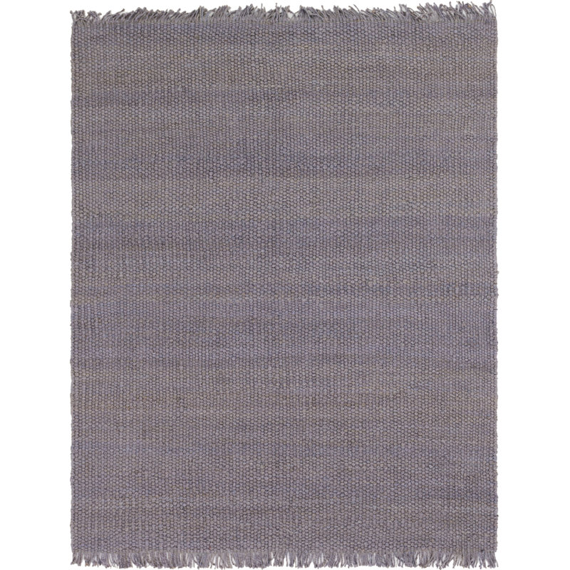 Gelman Hand-Knotted Area Rug, Rectangle 8' x 10', Gray