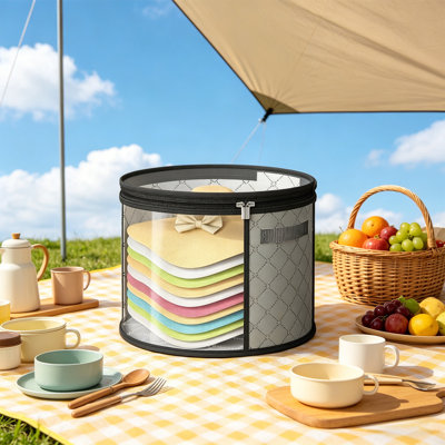 Sac à dos Boîte de rangement pour chapeau avec fenêtre transparente Antipoussière Fermeture à glissière Pliable Sac de rangement pour chapeau à large bord Chapeaux de plage en paille Casquettes de baseball Chapeaux de cowboy Fedora