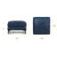 Repose-pieds en cuir véritable Essex-2102763577