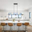 5 - Light Kitchen Island Linear Pendant