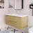 48" Glossy White Wall-Mounted Single Bathroom Vanity With Resin Top-1811382814