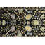 Tapis de couloir oriental noir Oushak Chobi