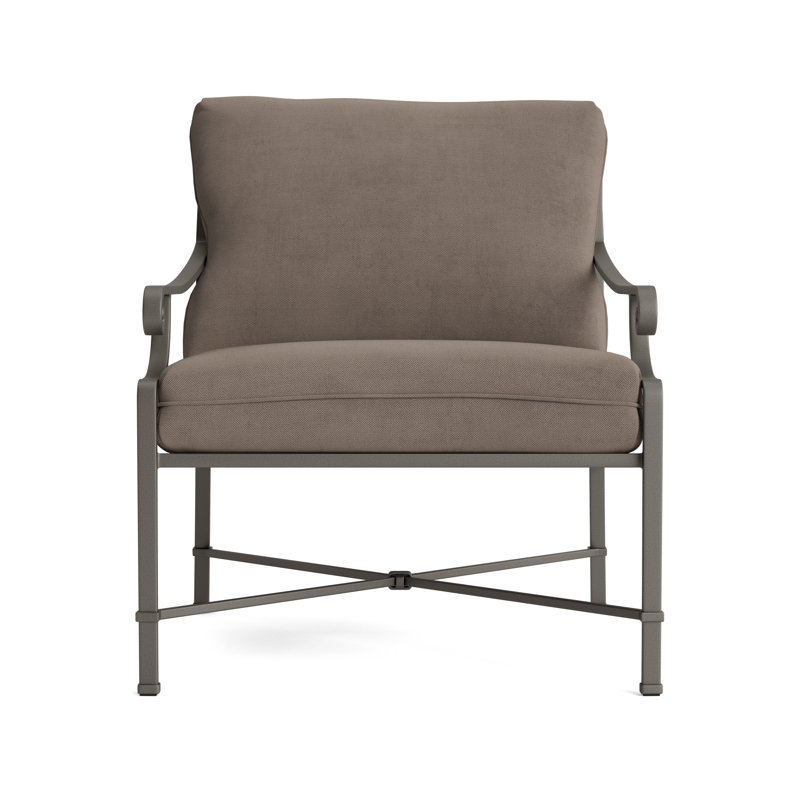 Venetian Outdoor Lounge Chair, Mica, Fusion Neptune