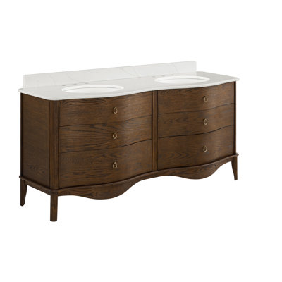 Grace 72" Bathroom Vanity In Natural Enhanced Oak