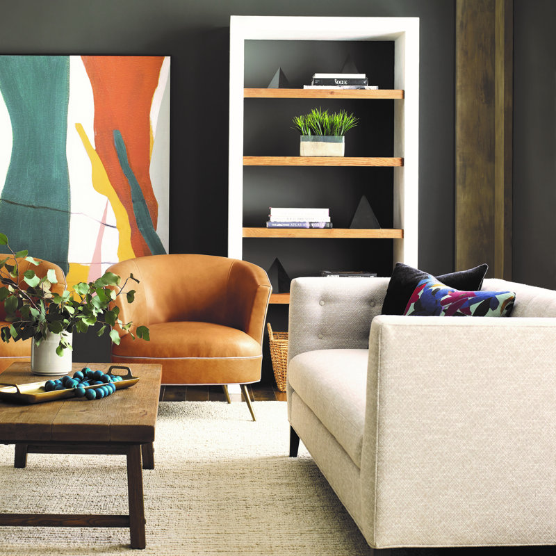 Sculptor Solid Wood Etagere Bookcase