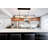 Redvers LED 40 inch Black Linear Pendant Ceiling Light Led Panel